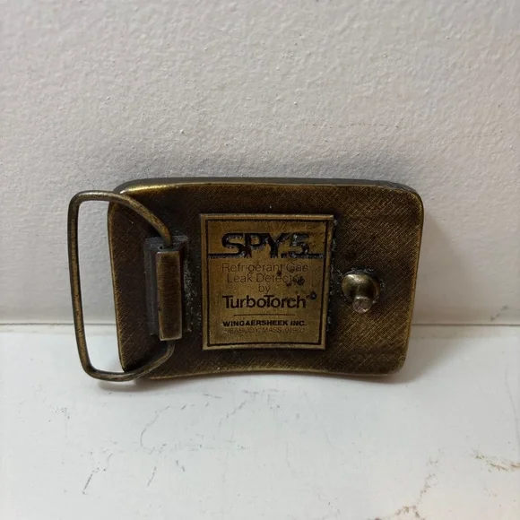 Super RARE TurboTorch SPY5 SPY 5 Belt Buckle - Picture 2 of 2